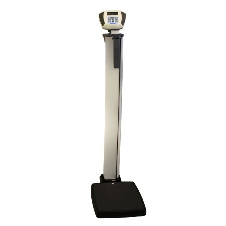 Health O Meter - Column Scale Digital Display 600 lbs. / 272 kg Capacity Black / Gray AC Adapter / Battery Operated - 600KL-BT