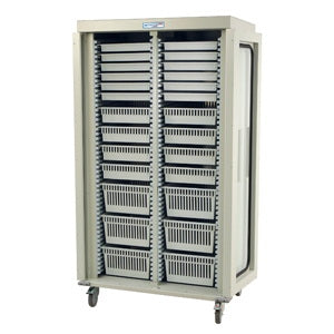Harloff Medical Storage Cart 29.75 X 42 X 76 Inch Sand - S8140DR-A