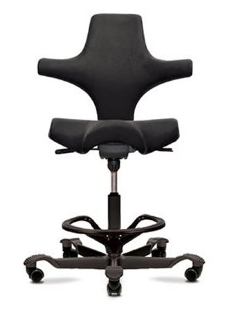 Cone Instruments - Sonographer Chair Black With Armrests - 944500-CO-BLACK