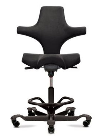 Cone Instruments Sonographer Chair Black With Armrests - 944500-CO-BLACK