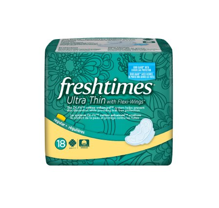 First Quality Fresh Times Feminine Pad Ultra Thin with Wings Regular Absorbency - FSH05501/4