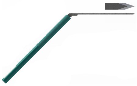 MicroEdge - Juvenile Myringotomy Knife Stainless Steel / Plastic 3.5 mm Width X 8 cm Blade Length Full Handle Sterile Disposable - BL-2005