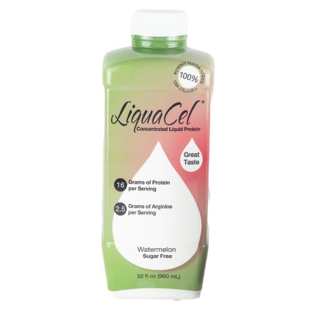 LiquaCel - Oral Protein Supplement Watermelon Flavor Ready to Use 32 oz. Bottle - GH96