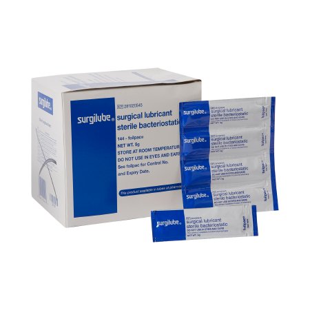 Surgilube - Lubricating Jelly - Carbomer free 5 Gram Individual Packet Sterile - 281020545