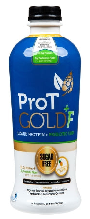 OP2 Labs Inc ProT Gold + Oral Protein Supplement Tropical Flavor 30 oz. Bottle Ready to Use - 851010004188