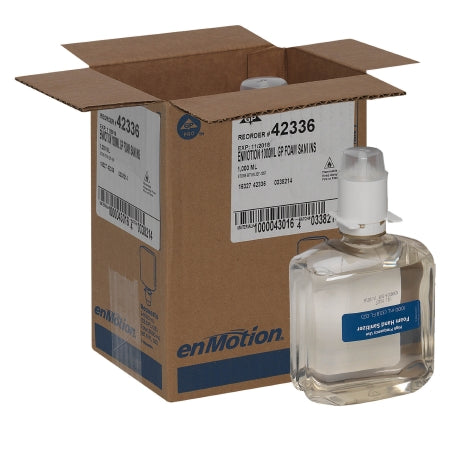 Georgia Pacific enMotion Gen2 Hand Sanitizer 950 mL Ethyl Alcohol Foaming Dispenser Refill Bottle - 42336