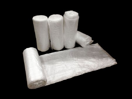 Colonial Bag - Trash Bag 56 gal. Clear HDPE 22 Mic. 43 X 48 Inch X-Seal Bottom Coreless Roll - HCR47STC