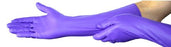 Purple Nitrile Max - Exam Glove Small NonSterile Nitrile Extended Cuff Length Fully Textured Purple Not Chemo Approved - 44992