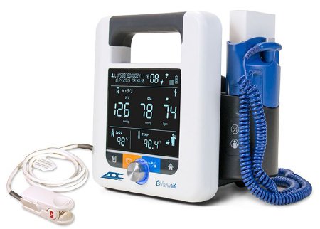Adview - Blood Pressure Monitoring Unit with SpO2, Temperture Mobile / Wall Mount AC Power / Battery Operated - 9005BPSMTO