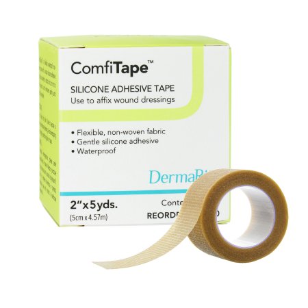 ComfiTape - Medical Tape Waterproof Nonwoven / Silicone 2 Inch X 5 Yard Tan NonSterile - 69250