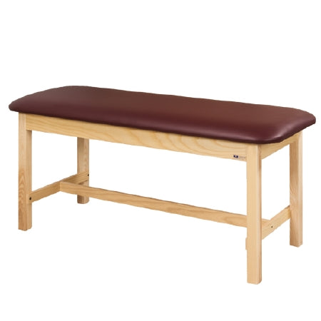 Clinton Industries Flat Top Classic Series H-Brace Treatment Table 400 Lbs. - 100-24-006-1NT-3WW