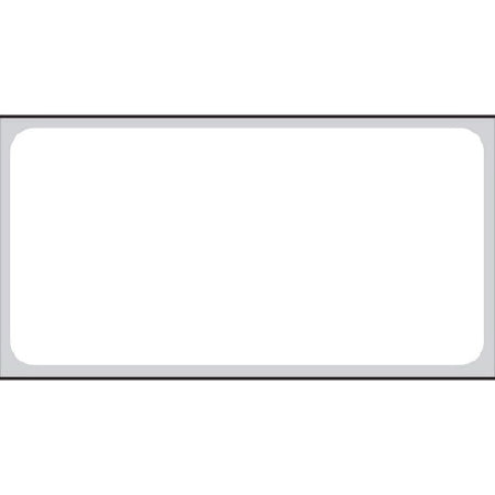 Precision Dynamics PDC Blank Label Printer Label Without Legend White 1-1/4 X 2-1/2 Inch - TTR-114212