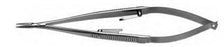 Bausch & Lomb Needle Holder 136 mm Medium 10 mm Straight Jaw Flat Serrated Handle - E3861