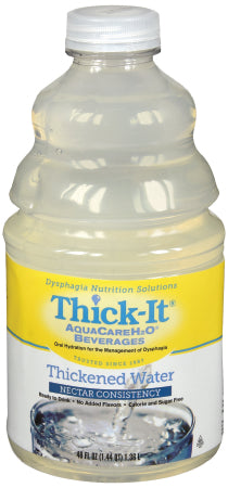 Kent Precision Foods Thick-ItAquaCare H20 Thickened Water 48 oz. Bottle Unflavored Ready to Use Honey Consistency - B481-A7044