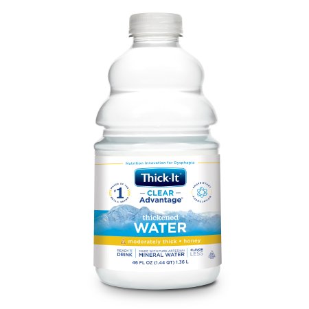 Thick-It Clear Advantage - Thickened Water 48 oz. Bottle Unflavored Ready to Use Honey Consistency - B481-A7044