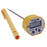 Taylor - Long-Stem Thermometer Fahrenheit / Celsius -40° to +450°F (-40° to +230°C) Stainless Steel Probe Insertable Battery Operated - 3NZT1