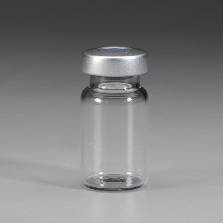 Health Care Logistics Empty Vial Borosilicate Glass 5 mL Stopper Cap - 18492