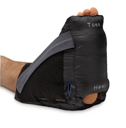 Medline - Heel Protector One Size Fits Most Black / Gray - MDT823330CS