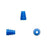 Sanibel - Flanged Eartip 4 to 7mm, Blue For Ero-Scan, EasyTymp, MB 11 BERAphone and MB 11 Classic - 8012966