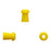 Sanibel - Mushroom Eartip 8mm, Yellow For Ero-Scan, EasyTymp - 8013003