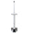 Seca Seca Plaform Scale w Height Rod Digital Display 660 lbs. AC Adapter / Battery Operated - 7037821004
