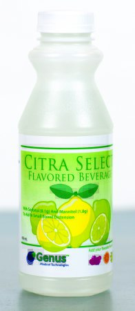 Genus Medical Technologies CITRA SELECT, FLAVORED BEVERAGE 450ML (24/CS) - 256-4896