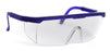 McKesson McKesson Protective Glasses Clear Tint Blue / Clear Frame Over Ear One Size Fits Most - 16-2291