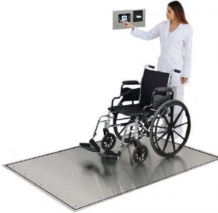 Solace Series - Floor Scale TFT Digital Display 1000 lbs. / 474 kg Capacity AC Adapter / Battery Operated - ID-3636SH-855RMP