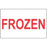 Precision Dynamics - Pre-Printed Label Laboratory Use White Paper Frozen Red Temperature Control 2 X 4 Inch - 59715226