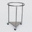 Mid Central Medical Hamper Stand Rolling Round Opening Open Top Without Lid - MCM2000