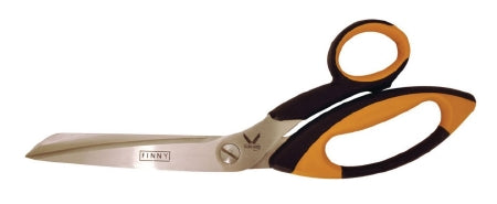 Patterson Medical Supply Kretzer Utility Scissors Finny 10 Inch Length Surgical Grade Stainless Steel (German) / Plastic NonSterile Finger Ring Handle Angled Sharp/Blunt - 551731
