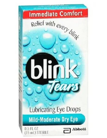Blink Tears - Eye Lubricant 0.5 oz. Eye Drops - 32994300215