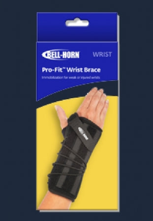 DJO Pro-Fit Wrist Brace Right Hand Black One Size Fits Most - BH87560