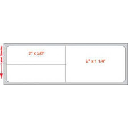Meditech - Pre-Printed Label Auxiliary Label White Paper P.R.N. Safety and Instructional 1-1/4 X 4 Inch - LDWHP64