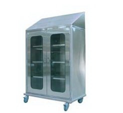 Pedigo Products Operating Room Cabinet Flat Top Stainless Steel 4 Shelf - P-8120-W/C