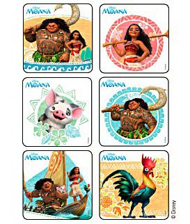 Medibadge Disney 75 Per Unit Moana Sticker - 1661