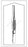 Econo - Tissue Forceps 4-1/2 Inch Length Floor Grade Pakistan Stainless Steel Sterile NonLocking Thumb Handle Straight 1 X 2 Teeth - 96-2574