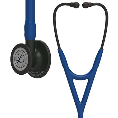 3M Littmann Cardiology IV - Cardiology Stethoscope Blue 1-Tube 22 Inch Tube Double-Sided Chestpiece - 6168