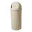 Saalfeld Redistribution Marshal Classic Trash Can 15 gal. Round Beige Thermoset Polyester Push Open - FG816088BEIG
