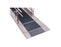Tri W-G Platform Extension 1-3/4 Inch, 54 Inch Platform, 1 Foot, Pearl Gray, 10 Gauge Steel, Tapered - TWG0542.BA