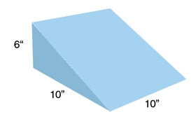 Alimed AliMed Positioning Wedge 6 X 10 X 10 Inch Foam Freestanding - 9-011