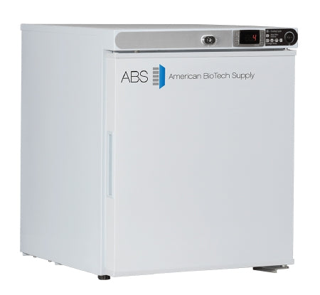 Horizon Scientific Inc ABS Undercounter Refrigerator Pharmaceutical 1 cu.ft. 1 Swing Door Automatic Defrost - ABT-HC-UCFS-0104