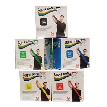 Sup-R Band - Exercise Resistance Band Red 5 Inch X 50 Yard Light Resistance - 569006