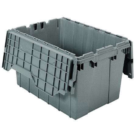 Akro-Mils Container with Lid Industrial Grade Polymer Clear 12 gal. - 39120SCLAR