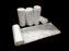 Colonial Bag Corporation Colonial Bag Trash Bag Extra Heavy Duty 56 gal. Clear HDPE 17 Mic. 43 X 48 Inch X-Seal Bottom Twist Tie Coreless Roll - HCR47XC