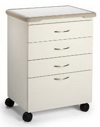 Midmark Mobile Treatment Cabinet 18 X 27 X 33 Inch 4 Drawers Henna - 41B.803.KCN