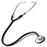 Prestige Medical Classic Stethoscope Black 1-Tube Single Head Chestpiece - 103-BLK