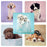 Smilemakers  100 Per Unit Rachael Hale Dog Sticker 2.5 Inch - ST237R