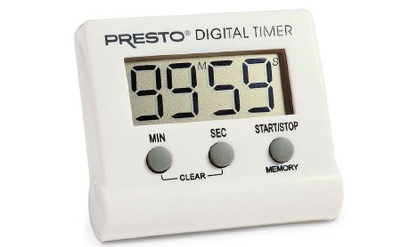 Presto - Electronic Alarm Timer Clip on, Magnetic Back, Freestand 100 Minutes LCD Display - 68-0016