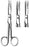 Econo - Operating Scissors 4-1/2 Inch Length Floor Grade Stainless Steel Sterile Finger Ring Handle Straight Sharp Tip / Sharp Tip - 96-2592